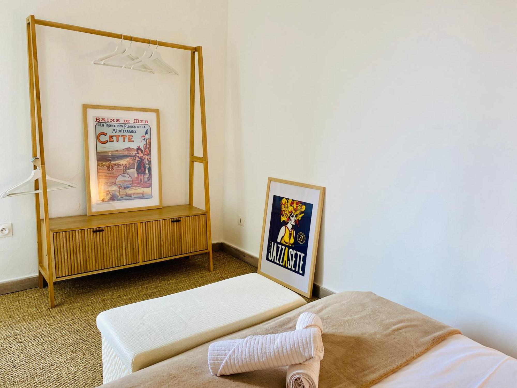 Superbe T2 Cote Gare Parking Clim Wifi Terrasse ! Apartment Sete Exterior photo
