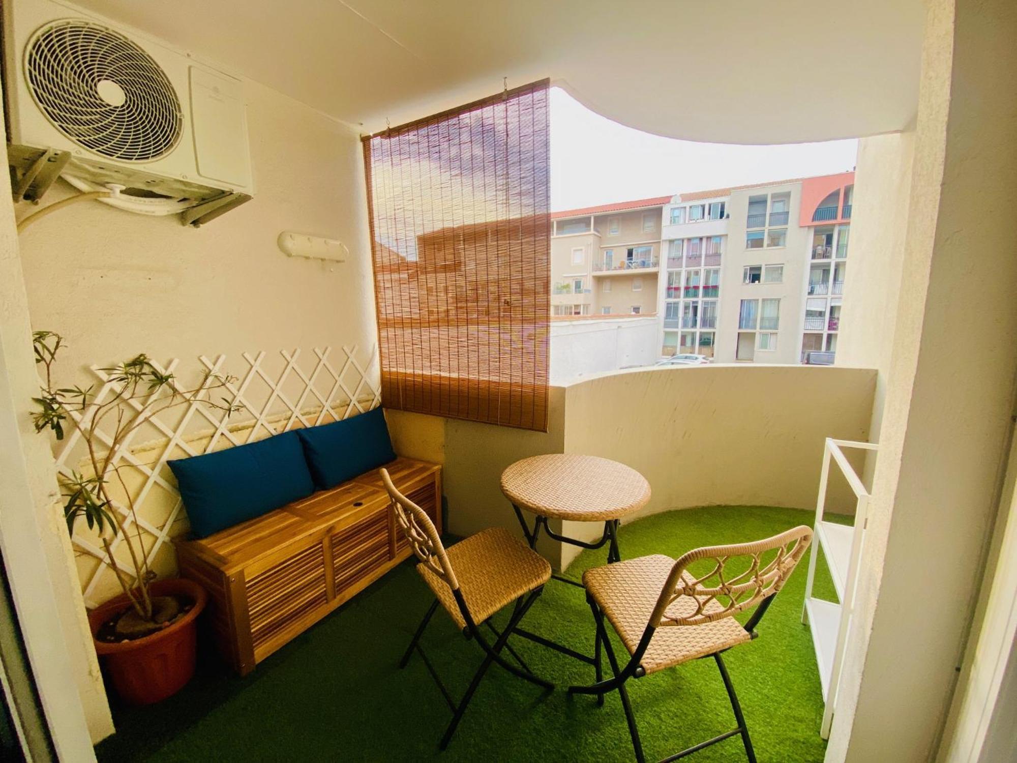 Superbe T2 Cote Gare Parking Clim Wifi Terrasse ! Apartment Sete Exterior photo